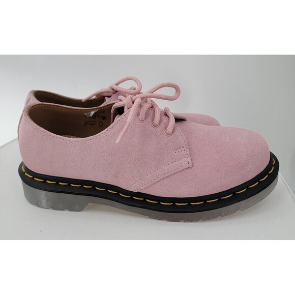 Dr. Martens Shoes - Dr Martens Iced Chald Oxford Suede Clear Bottoms